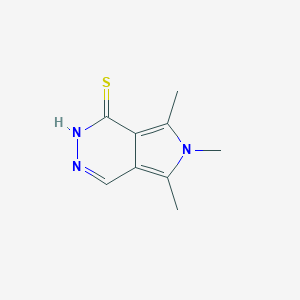 5,6,7-trimethyl-6H-pyrrolo[3,4-d]pyridazine-1-thiol图片