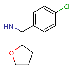 [(4-chlorophenyl)(oxolan-2-yl)methyl](methyl)amine图片