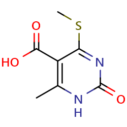6-methyl-4-(methylsulfanyl)-2-oxo-1,2-dihydropyrimidine-5-carboxylicacid图片