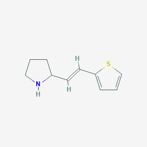 2-[2-(thiophen-2-yl)ethenyl]pyrrolidine图片