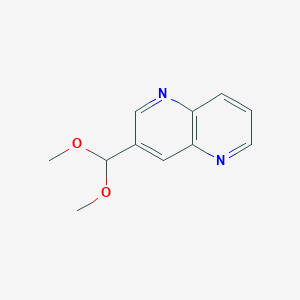 3-(Dimethoxymethyl)-1,5-naphthyridine图片