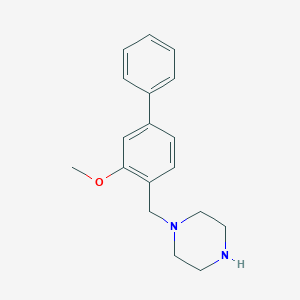 1-((3-METHOXY-[1,1'-BIPHENYL]-4-YL)METHYL)PIPERAZINE图片