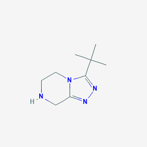 3-tert-Butyl-5,6,7,8-tetrahydro-[1,2,4]triazolo[4,3-a]pyrazine图片