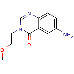 6-amino-3-(2-methoxyethyl)-3,4-dihydroquinazolin-4-one图片