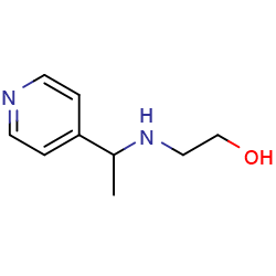 2-{[1-(pyridin-4-yl)ethyl]amino}ethan-1-ol图片