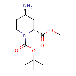 O1-tert-butylO2-methyltrans-4-aminopiperidine-1,2-dicarboxylate图片