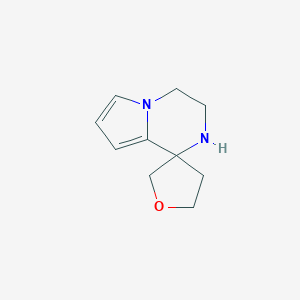 3',4'-dihydro-2'H-spiro[oxolane-3,1'-pyrrolo[1,2-a]pyrazine]图片
