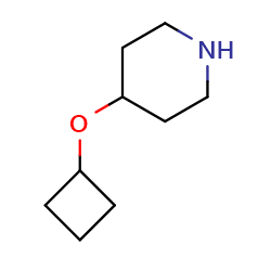4-cyclobutoxypiperidine图片