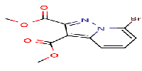 Dimethyl7-bromopyrazolo[1,5-a]pyridine-2,3-dicarboxylate图片