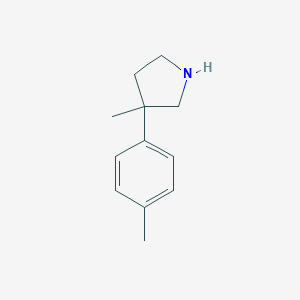 3-methyl-3-(4-methylphenyl)pyrrolidine图片