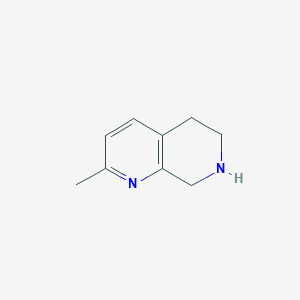 2-Methyl-5,6,7,8-tetrahydro-1,7-naphthyridine图片