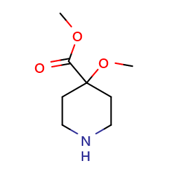 methyl4-methoxypiperidine-4-carboxylate图片
