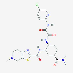 N1-(5-chloropyridin-2-yl)-N2-((1S,2S,4S)-4-(dimethylcarbamoyl)-2-(5-methyl-4,5,6,7-tetrahydrothiazolo[5,4-c]pyridine-2-carboxamido)cyclohexyl)oxalamide图片
