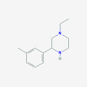 1-ethyl-3-(3-methylphenyl)piperazine图片