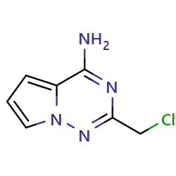 2-(chloromethyl)pyrrolo[2,1-f][1,2,4]triazin-4-amine图片