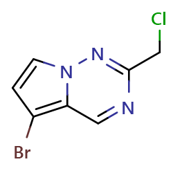 5-bromo-2-(chloromethyl)pyrrolo[2,1-f][1,2,4]triazine图片