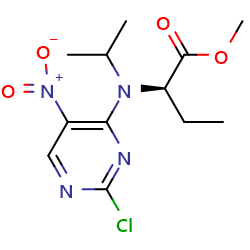 methyl(2R)-2-[(2-chloro-5-nitropyrimidin-4-yl)(propan-2-yl)amino]butanoate图片