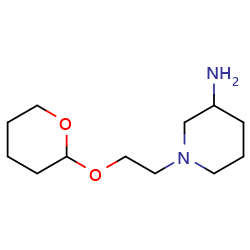 1-[2-(oxan-2-yloxy)ethyl]piperidin-3-amine图片
