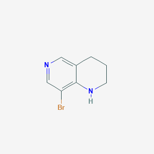 8-bromo-1,2,3,4-tetrahydro-1,6-naphthyridine图片