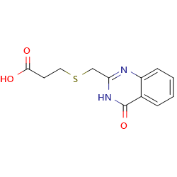 3-{[(4-oxo-3,4-dihydroquinazolin-2-yl)methyl]sulfanyl}propanoicacid图片