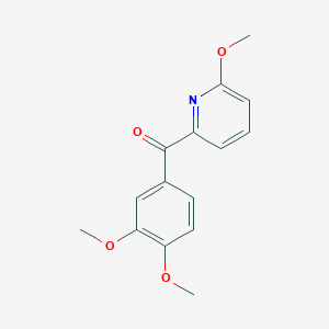 2-(3,4-Dimethoxybenzoyl)-6-methoxypyridine图片
