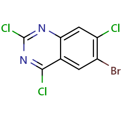 6-bromo-2,4,7-trichloroquinazoline图片