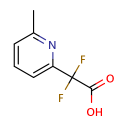 2,2-difluoro-2-(6-methylpyridin-2-yl)aceticacid图片