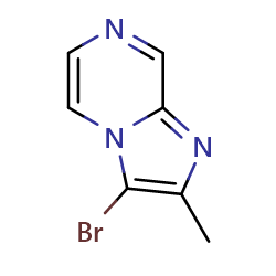 3-Bromo-2-methylimidazo[1,2-a]pyrazine图片