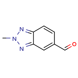 2-methyl-2H-1,2,3-benzotriazole-5-carbaldehyde图片