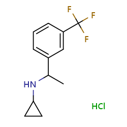 N-[1-[3-(trifluoromethyl)phenyl]ethyl]cyclopropanaminehydrochloride图片