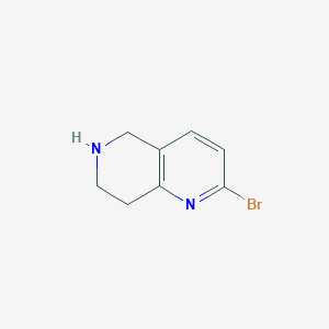 2-Bromo-5,6,7,8-tetrahydro-1,6-naphthyridine图片