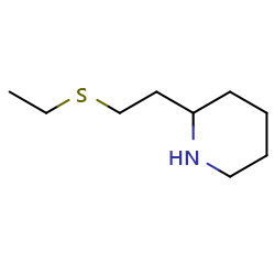 2-[2-(ethylsulfanyl)ethyl]piperidine图片