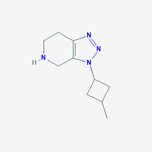 3-(3-methylcyclobutyl)-3H,4H,5H,6H,7H-[1,2,3]triazolo[4,5-c]pyridine图片