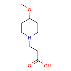 3-(4-methoxypiperidin-1-yl)propanoicacid图片