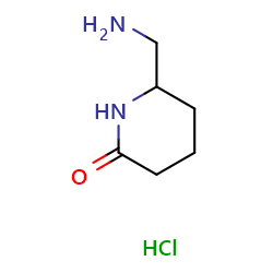 6-(aminomethyl)piperidin-2-onehydrochloride图片