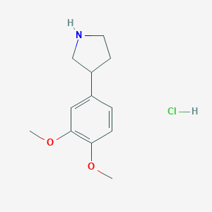 3-(3,4-Dimethoxyphenyl)pyrrolidine图片