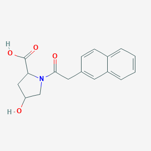 4-hydroxy-1-[2-(naphthalen-2-yl)acetyl]pyrrolidine-2-carboxylicacid图片