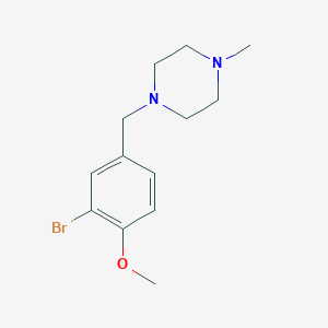 1-[(3-Bromo-4-methoxyphenyl)methyl]-4-methylpiperazine图片
