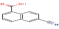 6-cyanonaphthalene-1-carboxylicacid图片