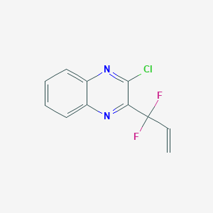 2-chloro-3-(1,1-difluoroprop-2-en-1-yl)quinoxaline图片