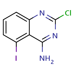 2-chloro-5-iodoquinazolin-4-amine图片