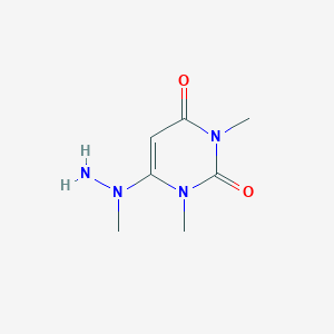 1,3-Dimethyl-6-(1-methylhydrazino)-2,4(1H,3H)-pyrimidinedione图片