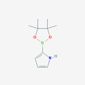 2-(4,4,5,5-Tetramethyl-1,3,2-dioxaborolan-2-yl)-1H-pyrrole图片