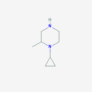 1-cyclopropyl-2-methylpiperazine图片