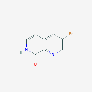 3-Bromo-1,7-naphthyridin-8(7H)-one图片