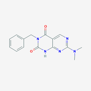 3-benzyl-7-(dimethylamino)pyrimido[4,5-d]pyrimidine-2,4(1H,3H)-dione图片