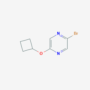 2-Bromo-5-cyclobutoxypyrazine图片