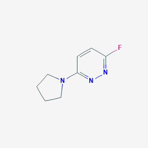 3-fluoro-6-(pyrrolidin-1-yl)pyridazine图片