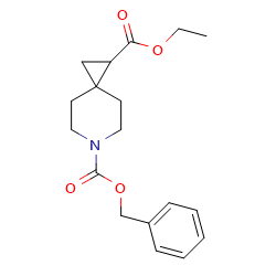 6-Benzyl1-ethyl6-azaspiro[2,5]octane-1,6-dicarboxylate图片