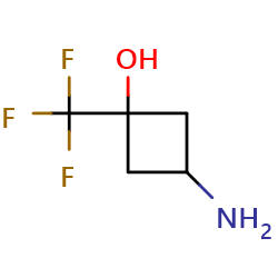 3-Amino-1-(trifluoromethyl)cyclobutan-1-ol图片